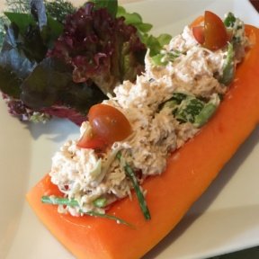 Gluten-free crab salad from The Verandah at The Mandarin Oriental